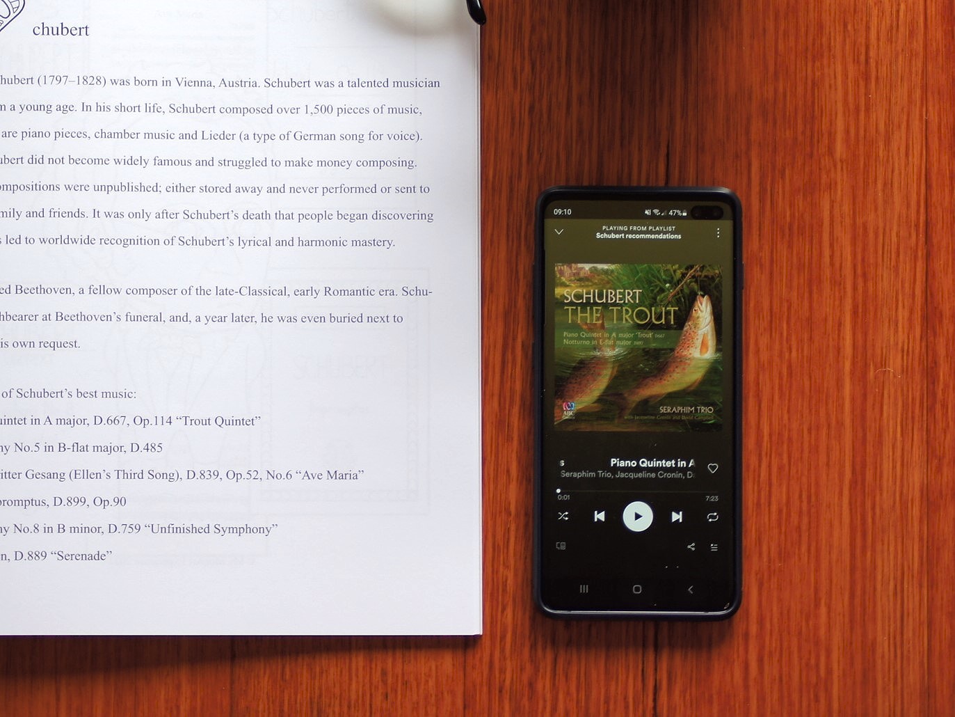 Curated playlists in the book 