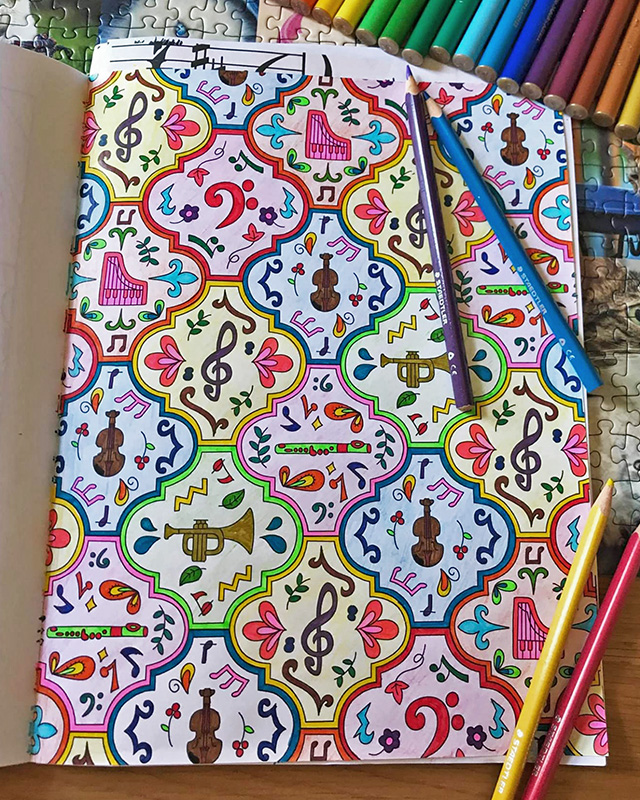 Tile colouring submitted by Mel